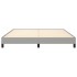 Estructura de cama tela gris claro 160x200