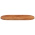 Tablero de mesa ovalado madera maciza de acacia 100x50x2,5