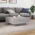 Mesa de centro madera de ingeniería gris Sonoma 80x80x31