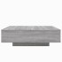Mesa de centro madera de ingeniería gris Sonoma 100x100x31