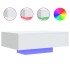 Mesa de centro con luces LED blanco 85x55x31