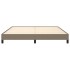 Estructura de cama de tela gris taupe 180x200