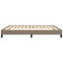 Estructura de cama de tela gris taupe 180x200