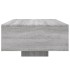 Mesa de centro con luces LED gris Sonoma 85x55x31
