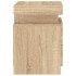Mesita de noche con luces LED roble Sonoma 35x39x55