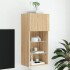 Mueble para TV con luces LED roble Sonoma 40,5x30x90