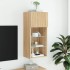 Mueble para TV con luces LED roble Sonoma 40,5x30x90