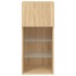 Mueble para TV con luces LED roble Sonoma 40,5x30x90