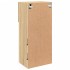 Mueble para TV con luces LED roble Sonoma 40,5x30x90