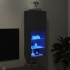 Mueble para TV con luces LED negro 40,5x30x102