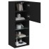 Mueble para TV con luces LED negro 40,5x30x102