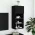 Mueble para TV con luces LED negro 40,5x30x90