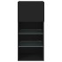 Mueble para TV con luces LED negro 40,5x30x90