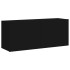 Mueble para TV de pared negro 100x30x41