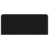 Mueble para TV de pared negro 100x30x41