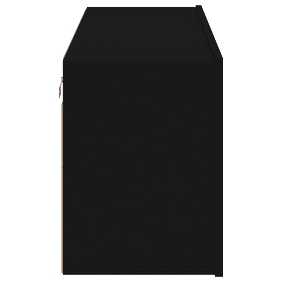 Mueble para TV de pared negro 100x30x41