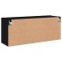 Mueble para TV de pared negro 100x30x41