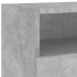 Mueble de pared TV madera ingeniería gris hormigón 100x30x30