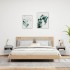 Muebles TV de pared luces LED 2 uds gris Sonoma 40x30x40