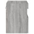 Muebles TV de pared luces LED 2 uds gris Sonoma 40x30x40