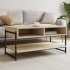 Mesa de centro madera contrachapada roble Sonoma 90x50x45