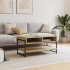 Mesa de centro madera contrachapada roble Sonoma 90x50x45