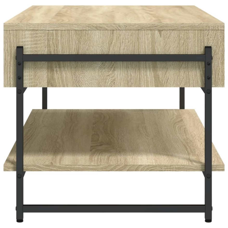 Mesa de centro madera contrachapada roble Sonoma 90x50x45