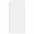 Muebles de TV de pared con luces LED 2 uds blanco 30,5x35x70