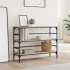 Mesa consola madera de ingeniería roble Sonoma 100x32x75