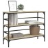 Mesa consola madera de ingeniería roble Sonoma 100x32x75