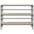 Mesa consola madera de ingeniería roble Sonoma 100x32x75