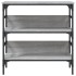 Mesa consola madera de ingeniería gris Sonoma 75x32x75