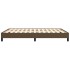 Estructura de cama de tela marrón 140x200