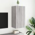 Mueble de TV de pared con luces LED gris Sonoma 40,5x35x80
