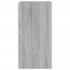Mueble de TV de pared con luces LED gris Sonoma 40,5x35x80