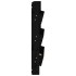 Jardinera de pared 3 niveles madera pino negro 60x18,5x110