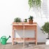 Jardinera con tapa plegable madera maciza de pino