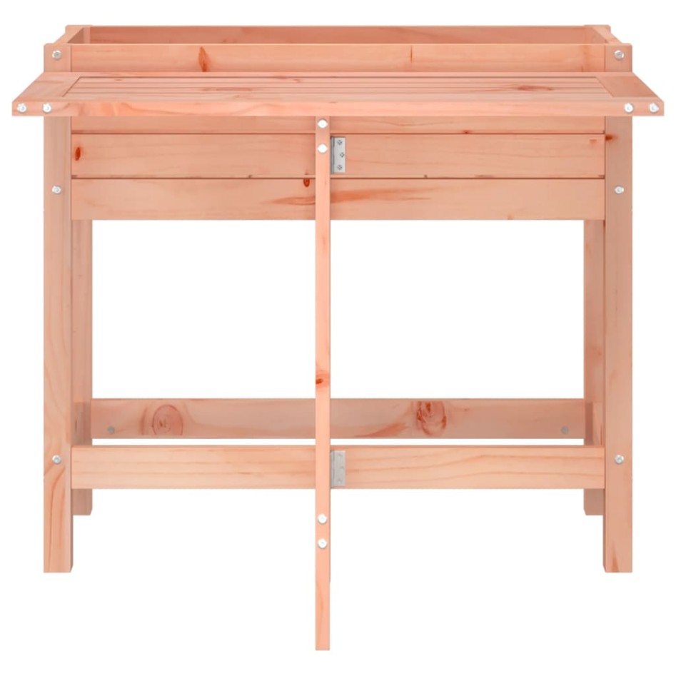 Jardinera con tapa plegable madera maciza de pino