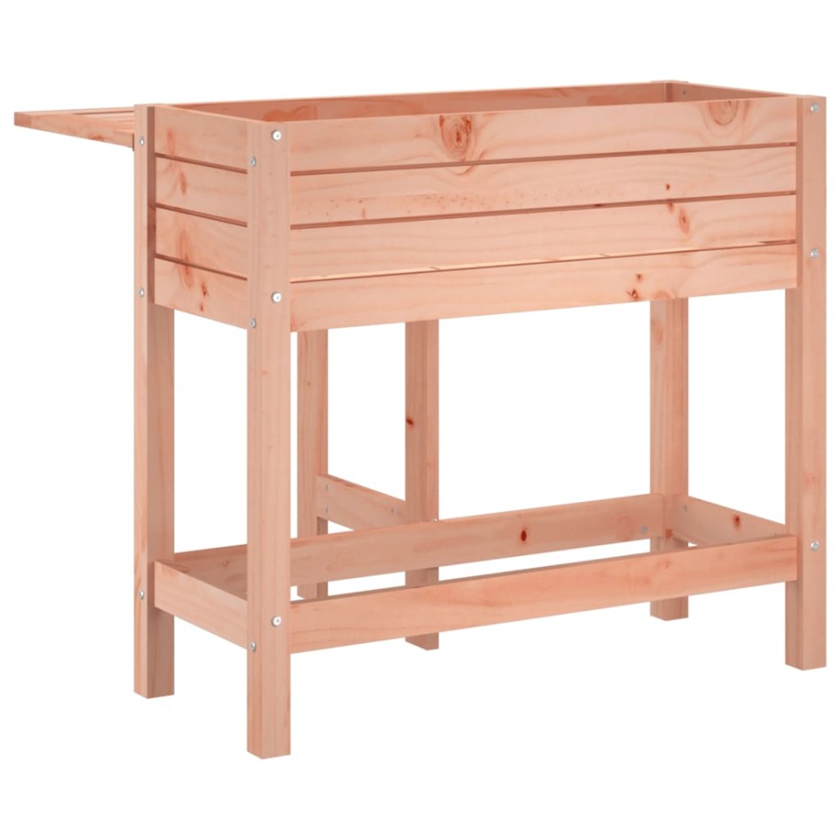 Jardinera con tapa plegable madera maciza de pino