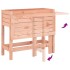 Jardinera con tapa plegable madera maciza de pino