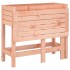Jardinera con tapa plegable madera maciza de pino