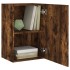 Muebles de TV de pared 2 uds madera roble ahumado 40,5x30x60
