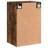 Muebles de TV de pared 2 uds madera roble ahumado 40,5x30x60