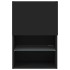 Muebles de TV con luces LED 2 uds negro 40,5x30x60