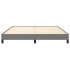 Estructura de cama tela gris oscuro 180x200