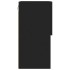 Muebles de TV con luces LED 2 uds negro 40,5x30x60