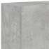 Mueble de TV de pared con luces LED gris hormigón 60x35x41