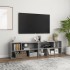 Mueble de TV madera contrachapada gris hormigón 149x30x52