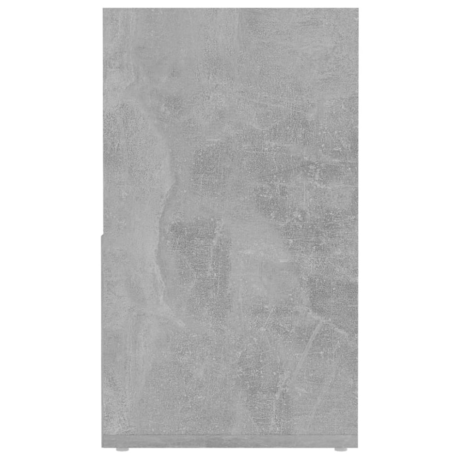 Mueble de TV madera contrachapada gris hormigón 149x30x52