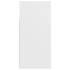 Aparador con luces LED gris brillante 80x35x75